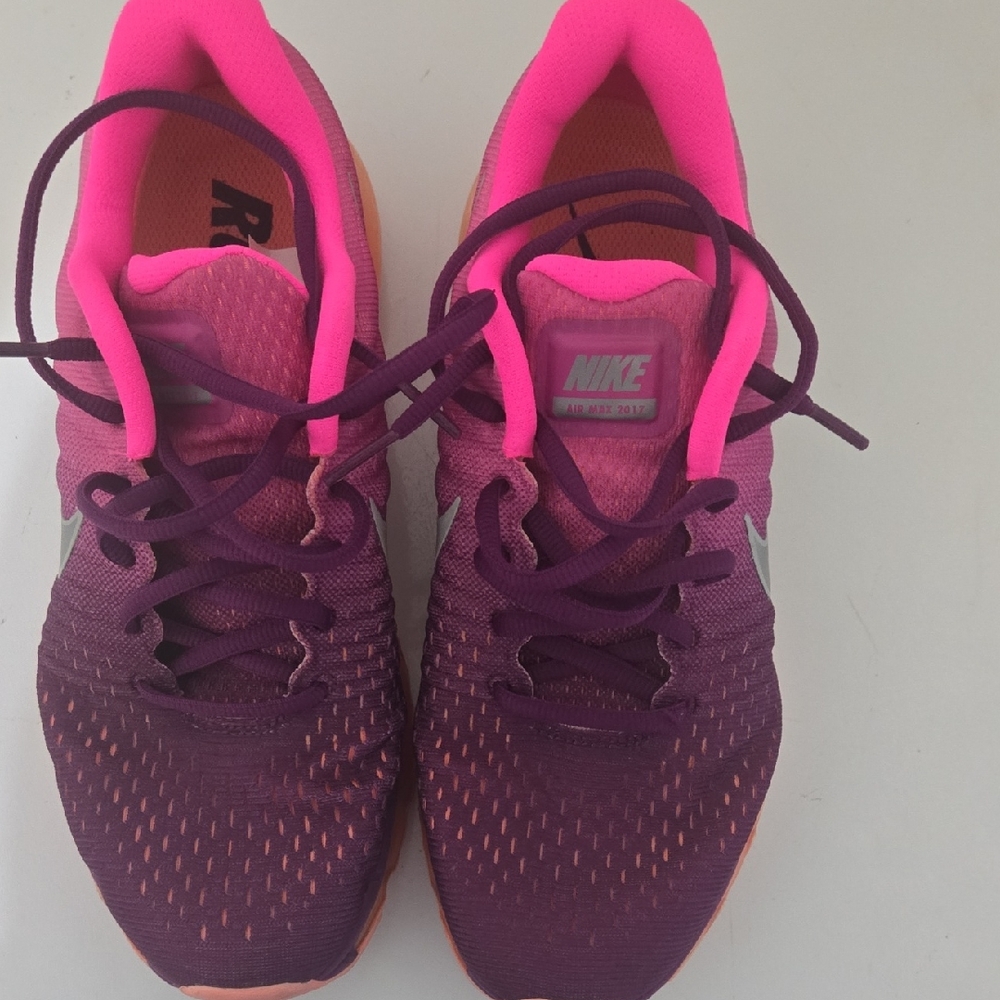 Nike Pink and Purple Athletic Shoes with Mesh Uppers